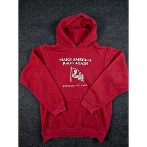 Make America Rage Again Hoodie Prophets of Rage Band Merch Red USA Size S